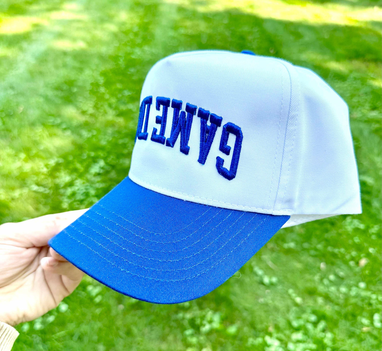 Game Day Hat, Custom Embroidered Hat, Football Mom Trucker Hat, Embroidered Team Hat, Custom Trucker Hat