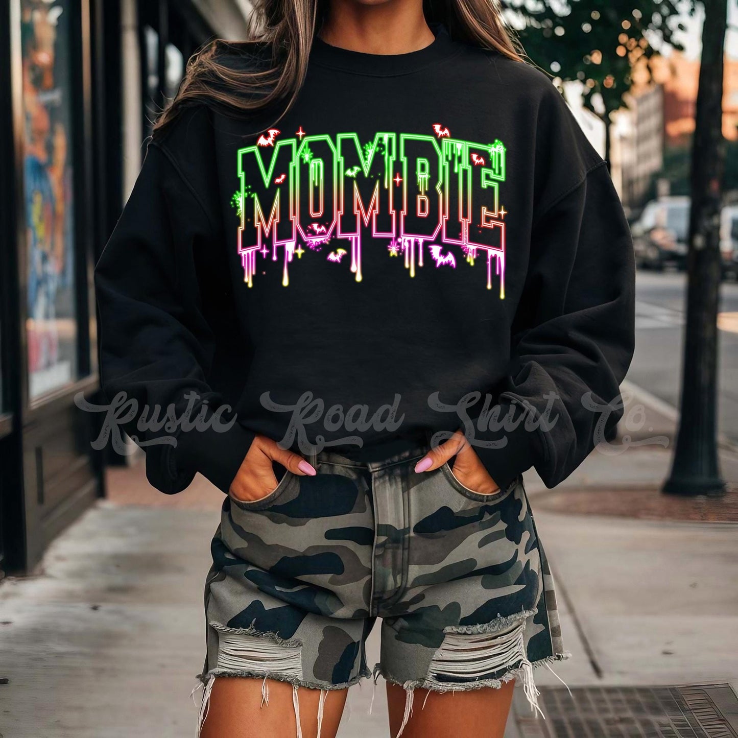 Mombie Halloween Sweatshirt, Mom Halloween Shirt, Vintage Halloween Sweatshirt, Retro Halloween Sweatshirt, Toddler Halloween Sweatshirt