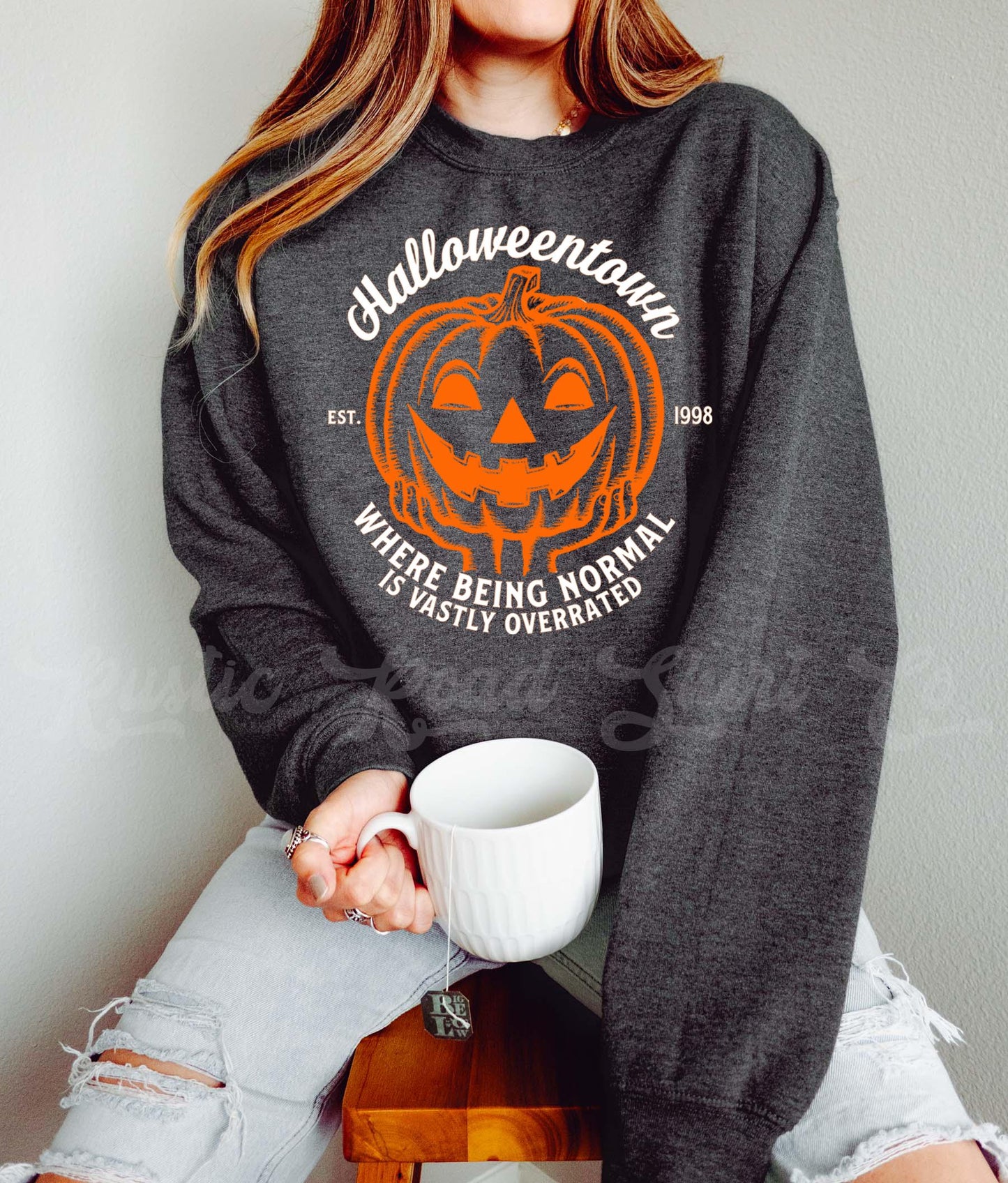 Halloweentown Sweatshirt, Mom Halloween Shirt, Vintage Halloween Sweatshirt, Retro Halloween Sweatshirt, Toddler Halloween Sweatshirt