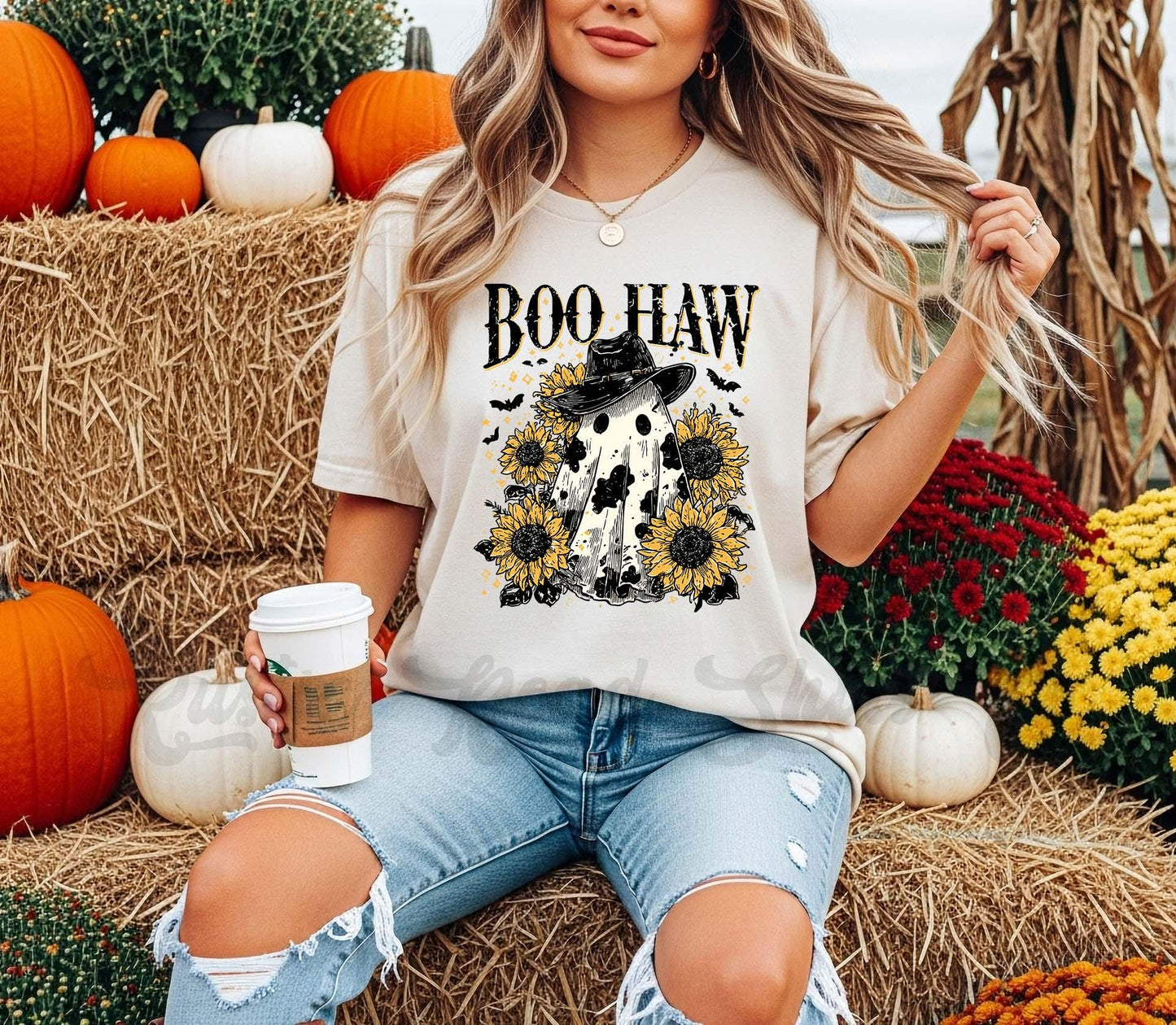 BooHaw Halloween Shirt, Halloween Shirt, Comfort Colors Halloween Shirt, Womens Halloween Shirt