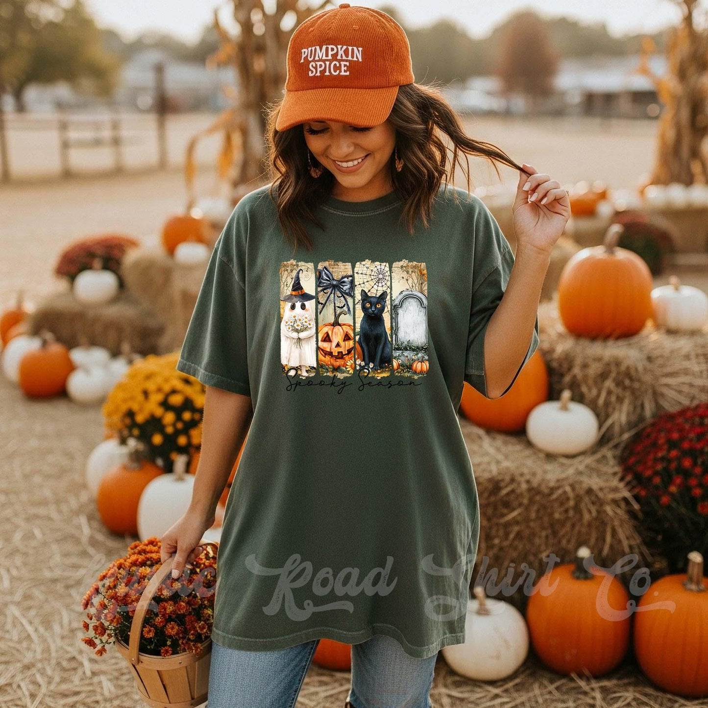 Cat Halloween Shirt, Halloween Shirt, Comfort Colors Halloween Shirt, Womens Halloween Shirt