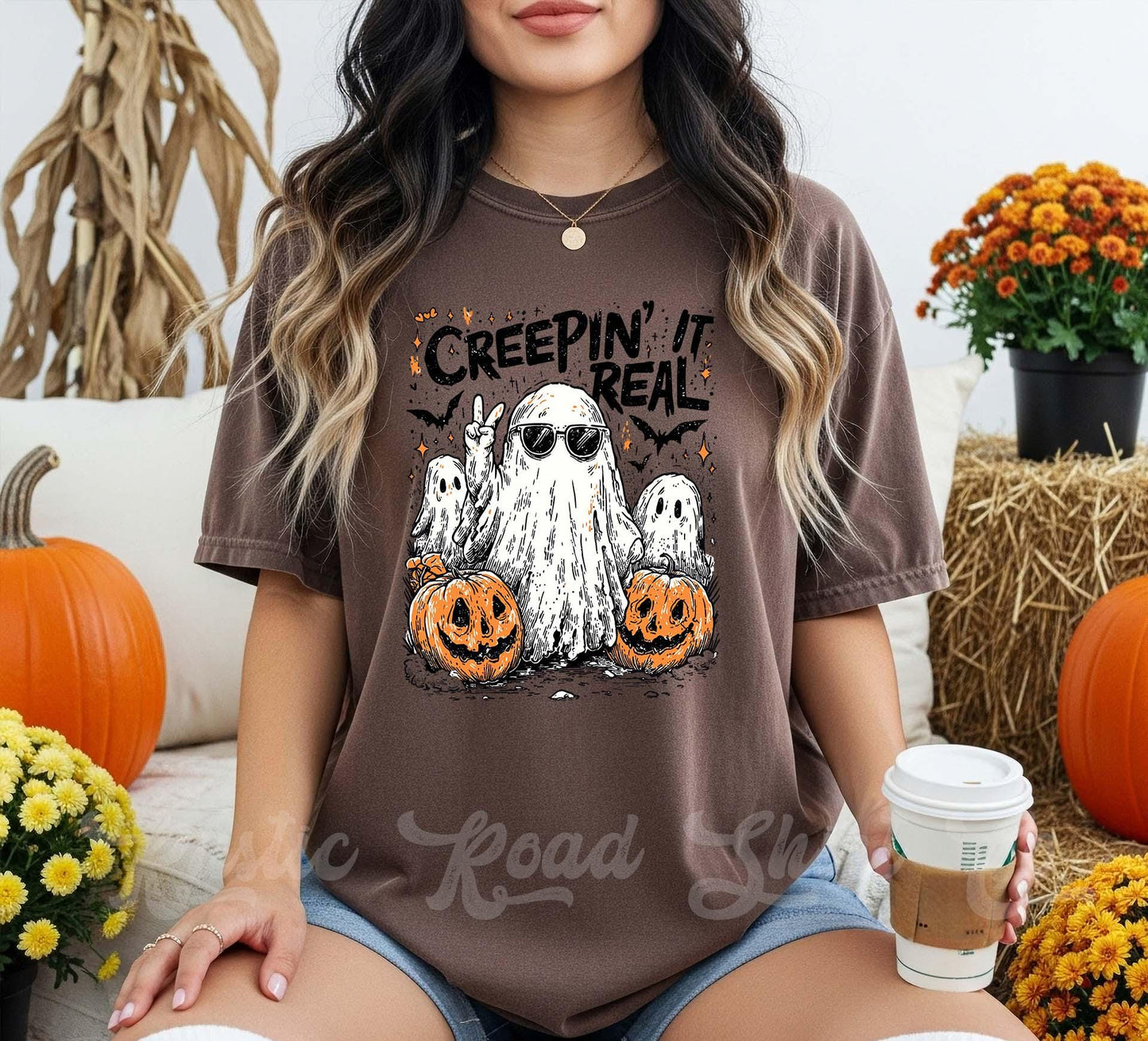 Ghost Halloween Shirt, Halloween Shirt, Comfort Colors Halloween Shirt, Womens Halloween Shirt