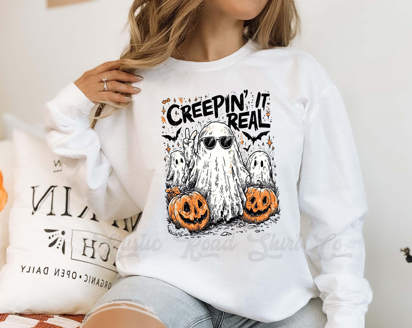 Ghost Halloween Sweatshirt, Halloween Sweatshirt, Vintage Halloween Sweatshirt, Retro Halloween Sweatshirt, Toddler Halloween Sweatshirt