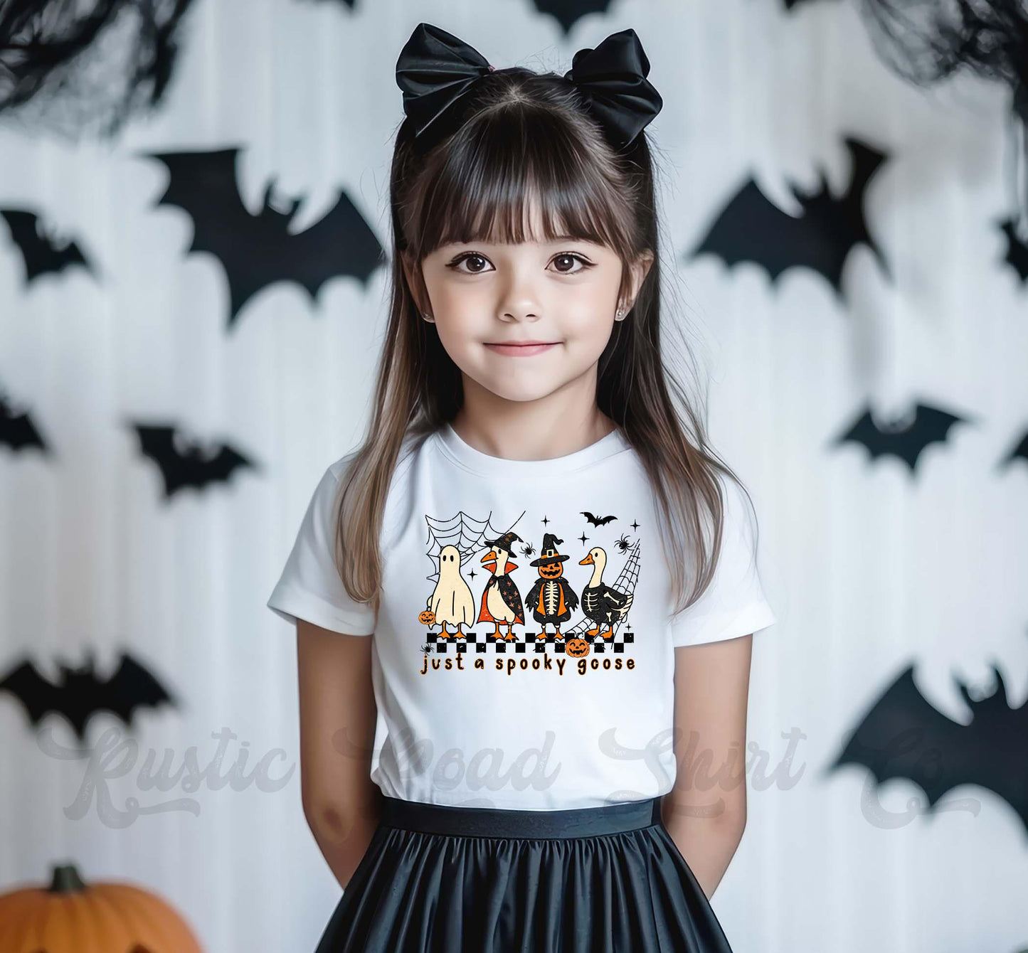 Spooky Goose Halloween Shirt, Toddler Halloween Shirt, Retro Halloween Shirt, Ghost Boo Shirt, Youth Halloween Shirt