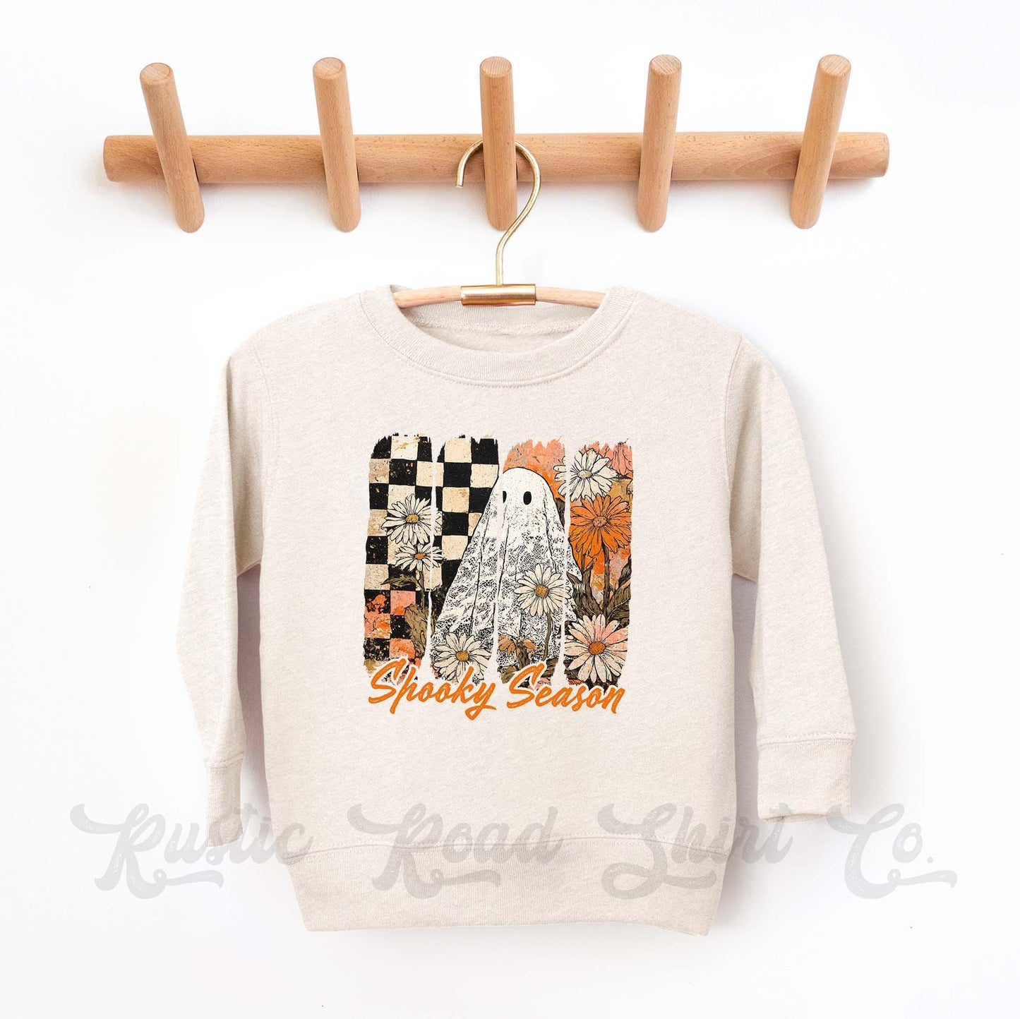 Spooky Season Sweatshirt, Halloween Sweatshirt, Kids Halloween Sweatshirt, Retro Halloween Sweatshirt, Ghost Neon Shirt