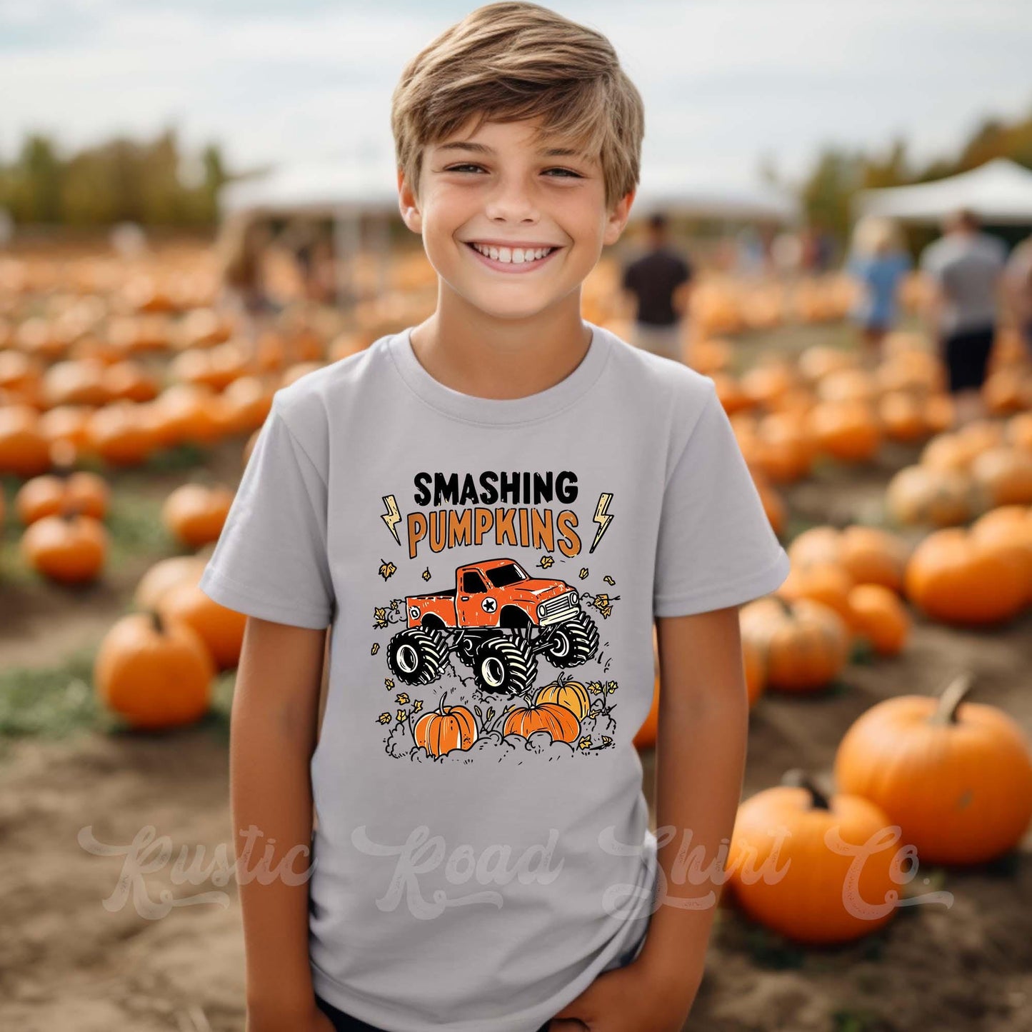 Boys Monster Truck Halloween Shirt, Halloween Boys T-Shirt, Boys Boo Shirt, Youth Halloween Shirt