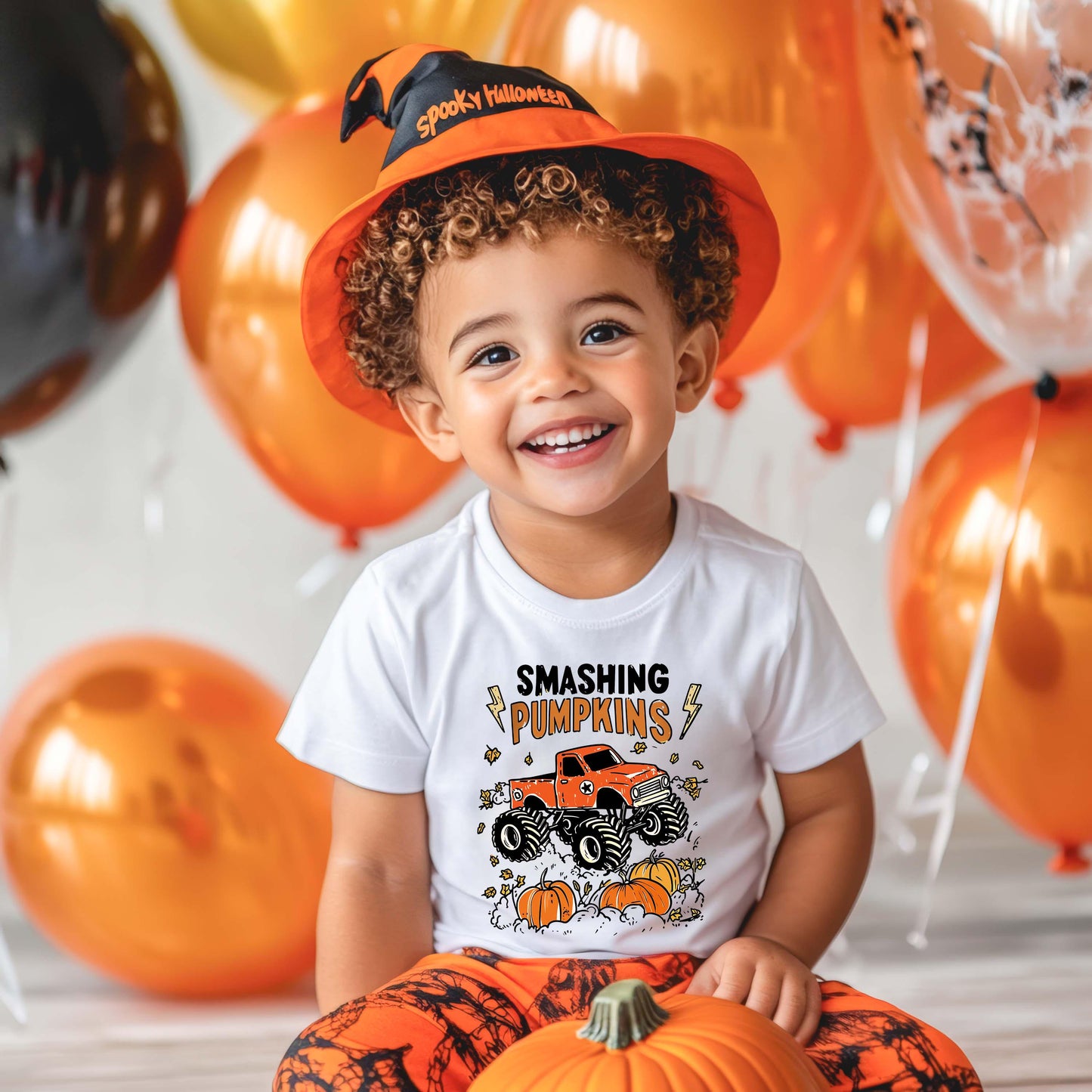 Boys Monster Truck Halloween Shirt, Halloween Boys T-Shirt, Boys Boo Shirt, Youth Halloween Shirt