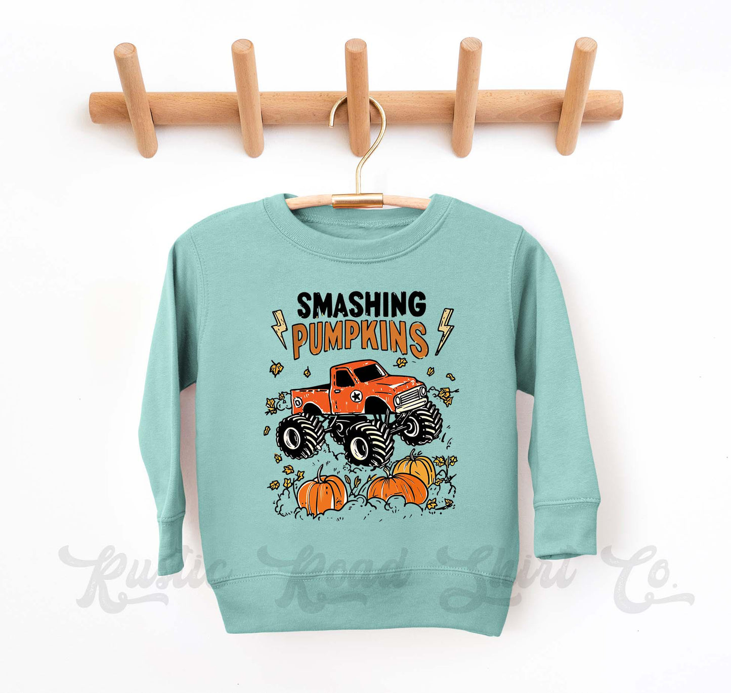 Monster Truck Boys Sweatshirt, Halloween Sweatshirt, Kids Halloween Sweatshirt, Retro Halloween Sweatshirt, Ghost Neon Shirt