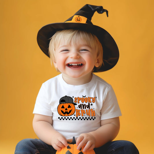Spooky Dude Halloween Shirt, Halloween Boys T-Shirt, Boys Boo Shirt, Youth Halloween Shirt