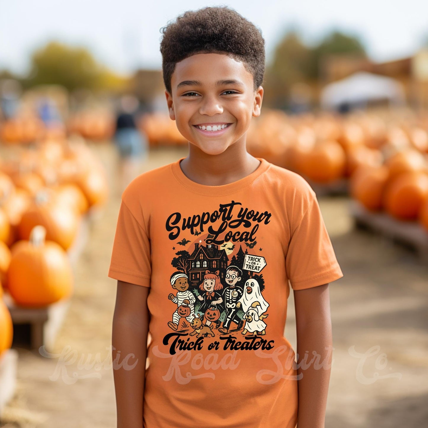 Trick Or Treating Shirt, Halloween Boys T-Shirt, Boys Boo Shirt, Youth Halloween Shirt