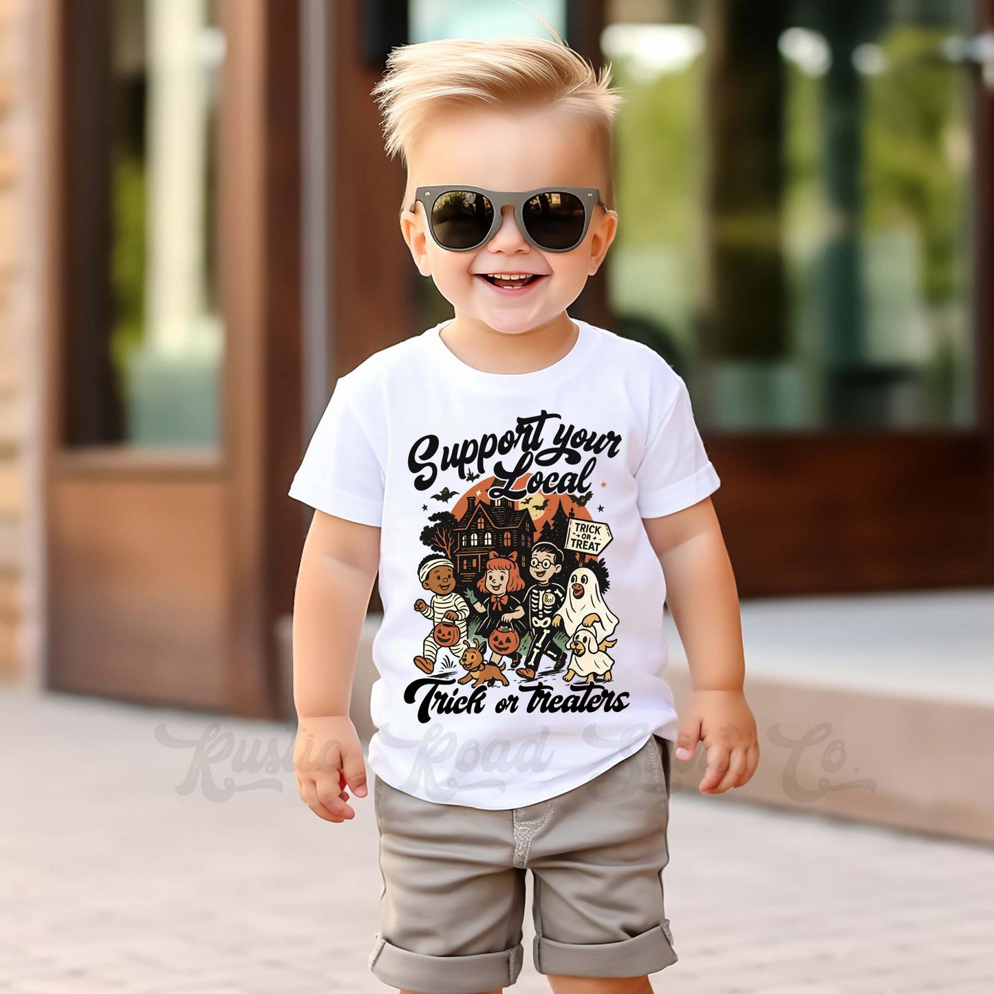 Trick Or Treating Shirt, Halloween Boys T-Shirt, Boys Boo Shirt, Youth Halloween Shirt