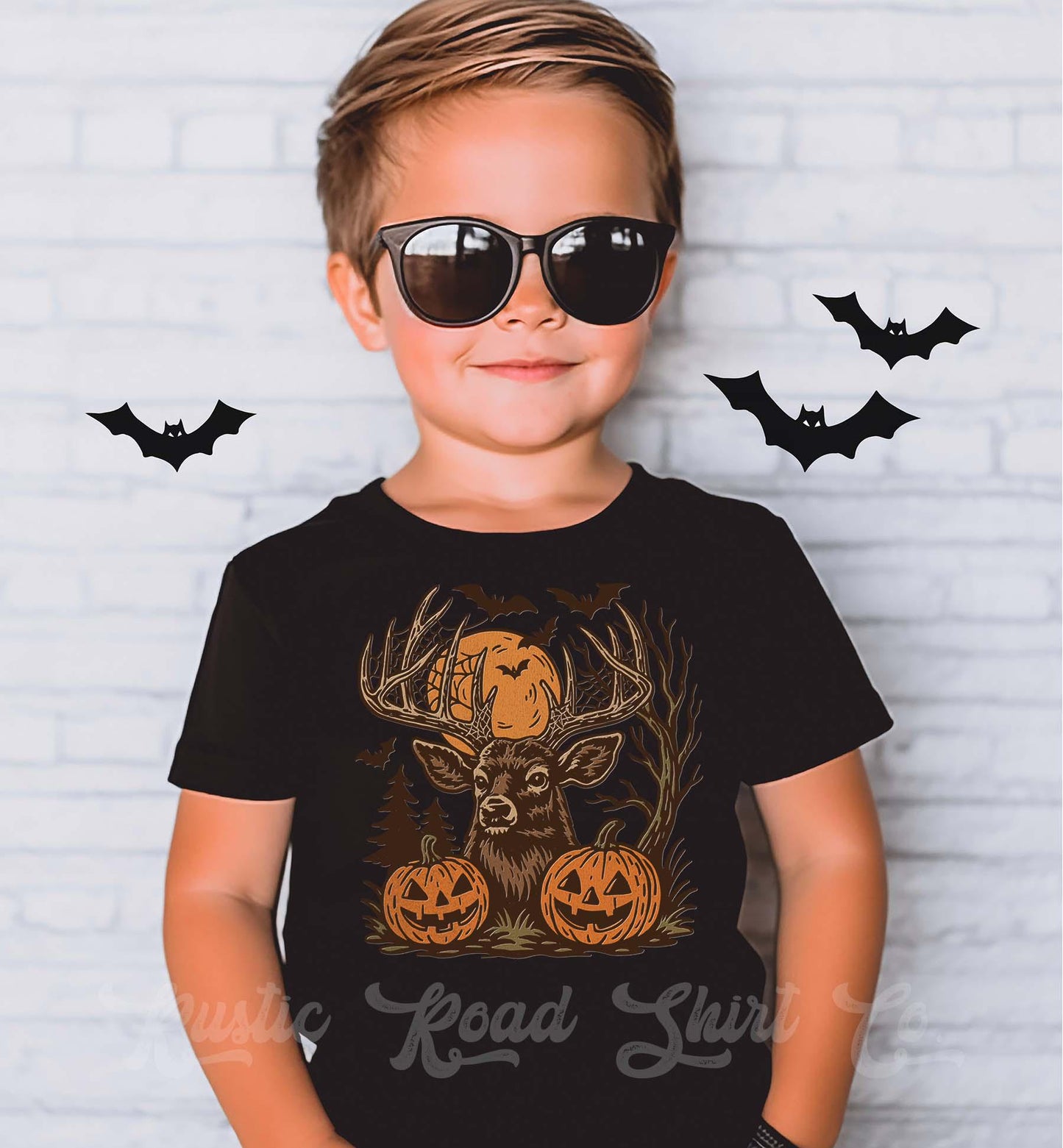 Toddler Hunting Halloween Shirt, Halloween Boys T-Shirt, Boys Boo Shirt, Youth Halloween Shirt
