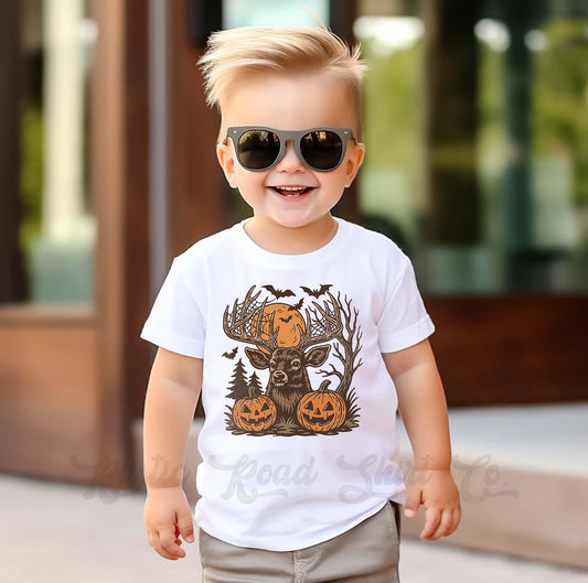 Toddler Hunting Halloween Shirt, Halloween Boys T-Shirt, Boys Boo Shirt, Youth Halloween Shirt