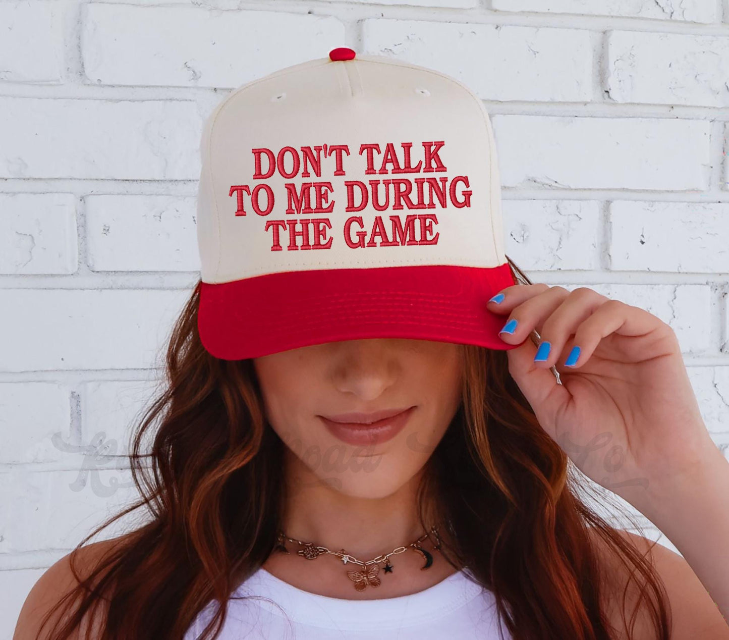 Game Day Hat, Custom Embroidered Hat, Football Trucker Hat, Embroidered Team Hat, Custom Trucker Hat