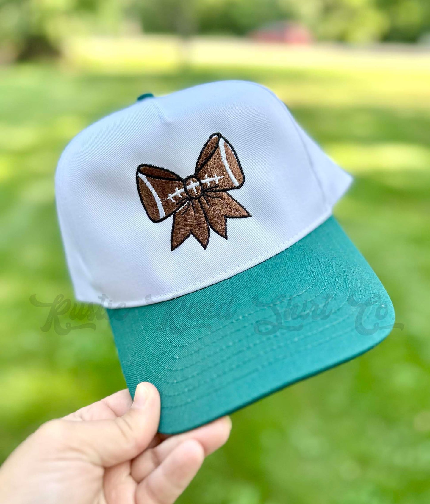 Football Trucker Hat, Custom Embroidered Hat, Football Mom Trucker Hat, Embroidered Team Hat, Custom Trucker Hat