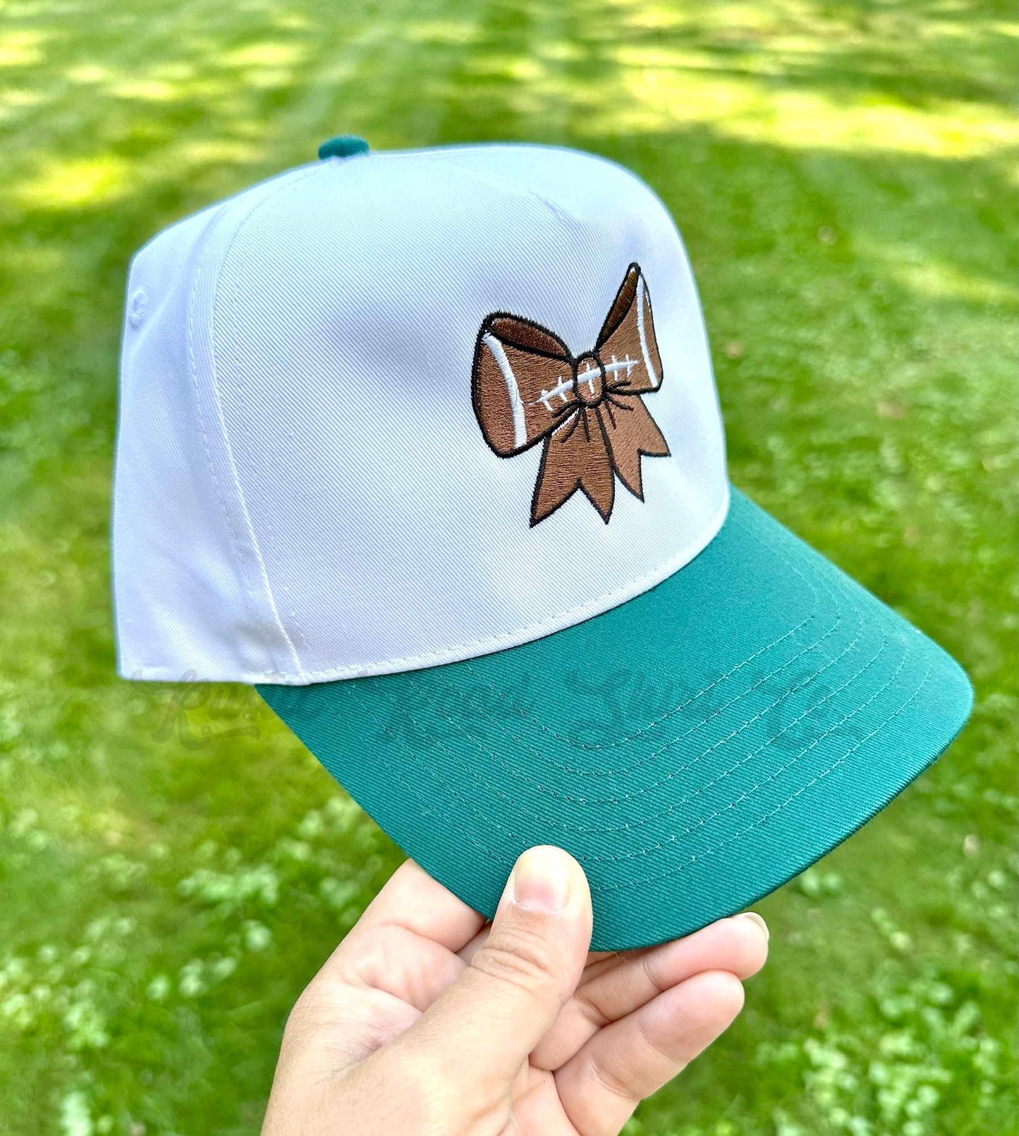 Football Trucker Hat, Custom Embroidered Hat, Football Mom Trucker Hat, Embroidered Team Hat, Custom Trucker Hat