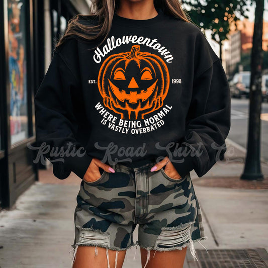 Halloweentown Sweatshirt, Mom Halloween Shirt, Vintage Halloween Sweatshirt, Retro Halloween Sweatshirt, Toddler Halloween Sweatshirt
