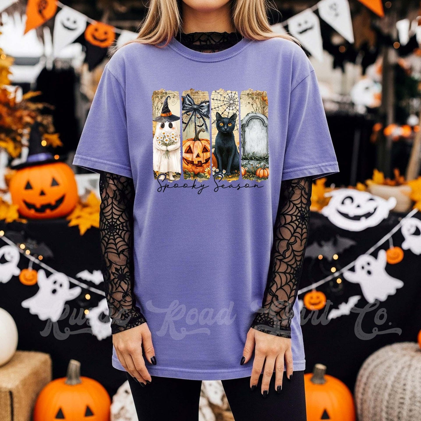 Cat Halloween Shirt, Halloween Shirt, Comfort Colors Halloween Shirt, Womens Halloween Shirt