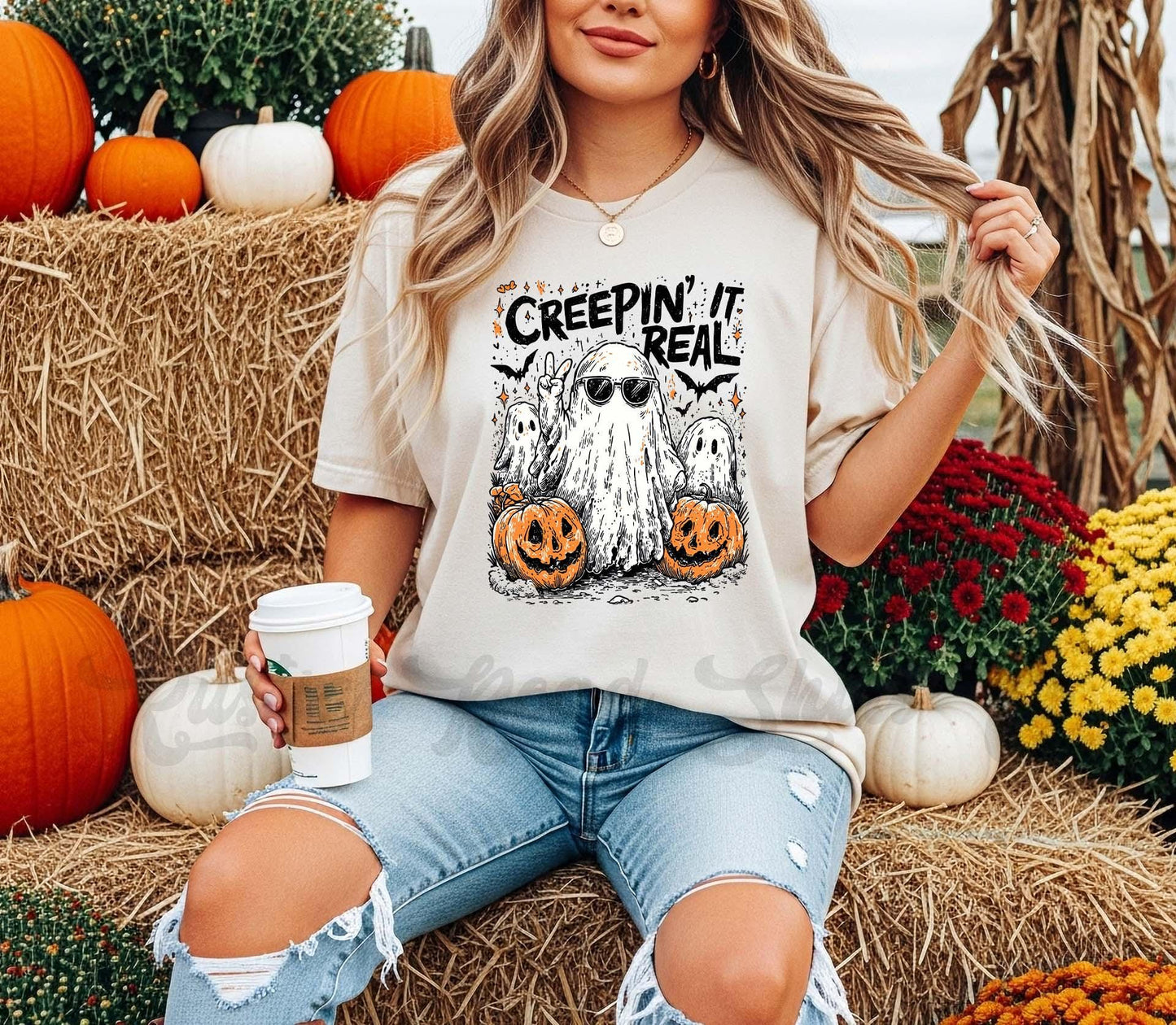 Ghost Halloween Shirt, Halloween Shirt, Comfort Colors Halloween Shirt, Womens Halloween Shirt