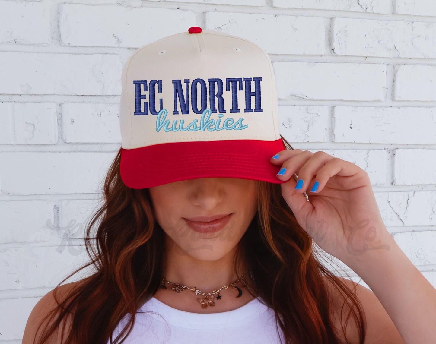 Custom Embroidered Hat, Custom School Team Hat, Otto Trucker Hat, Embroidered Team Hat, Custom Trucker Hat