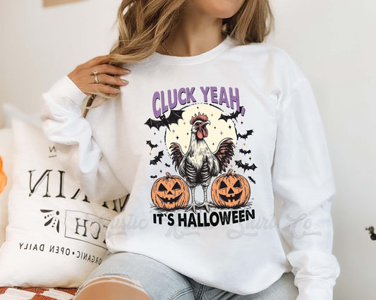 Chicken Halloween Sweatshirt, Women's Halloween Sweatshirt, Retro Halloween Sweatshirt, Toddler Halloween Sweatshirt
