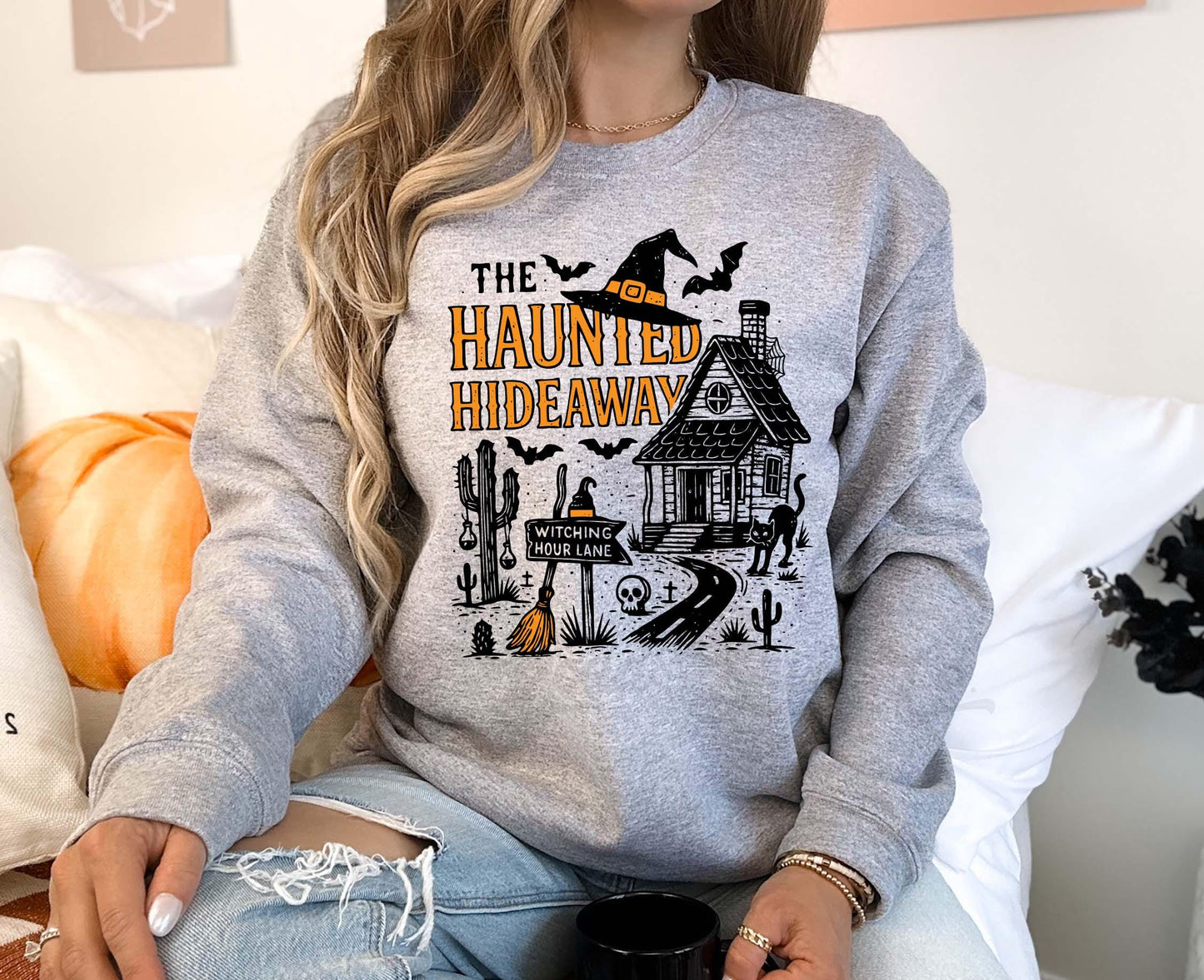 Witch Halloween Sweatshirt, Women's Halloween Sweatshirt, Retro Halloween Sweatshirt, Toddler Halloween Sweatshirt