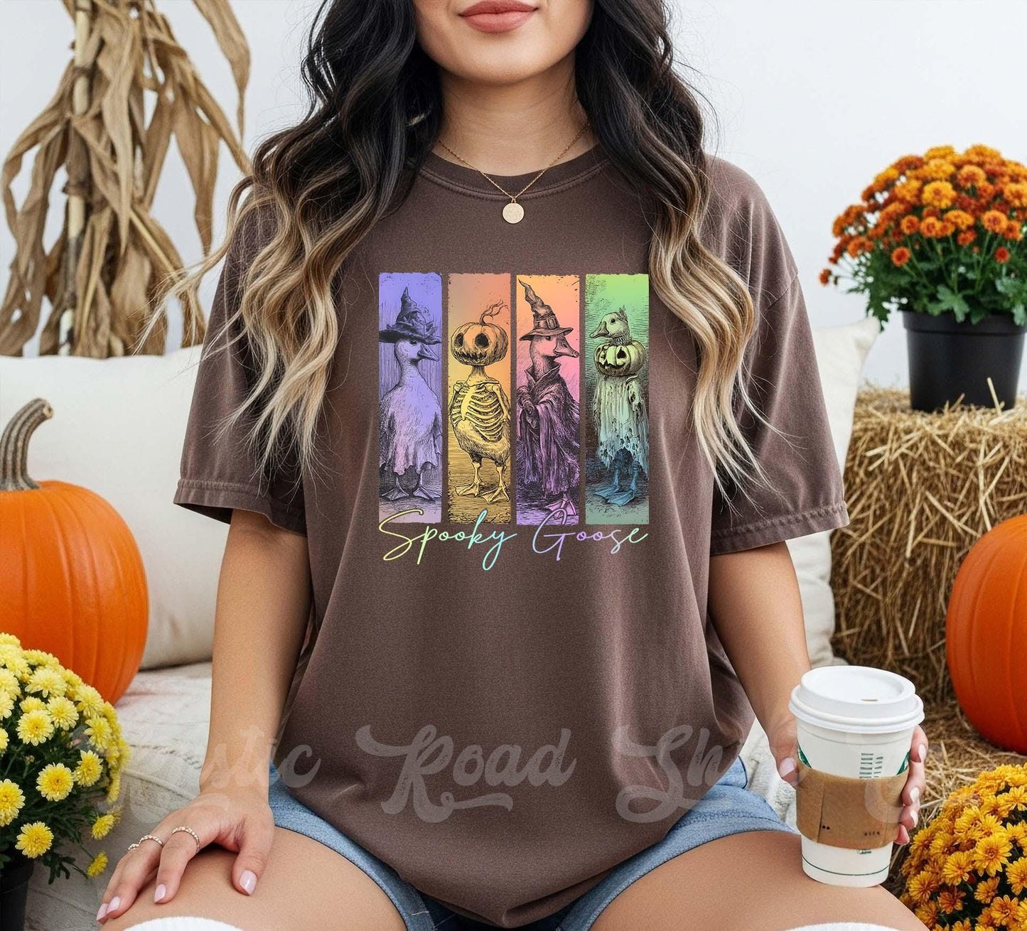 Goose Halloween Shirt, Funny Halloween Shirt, Comfort Colors Halloween Shirt, Womens Halloween Shirt