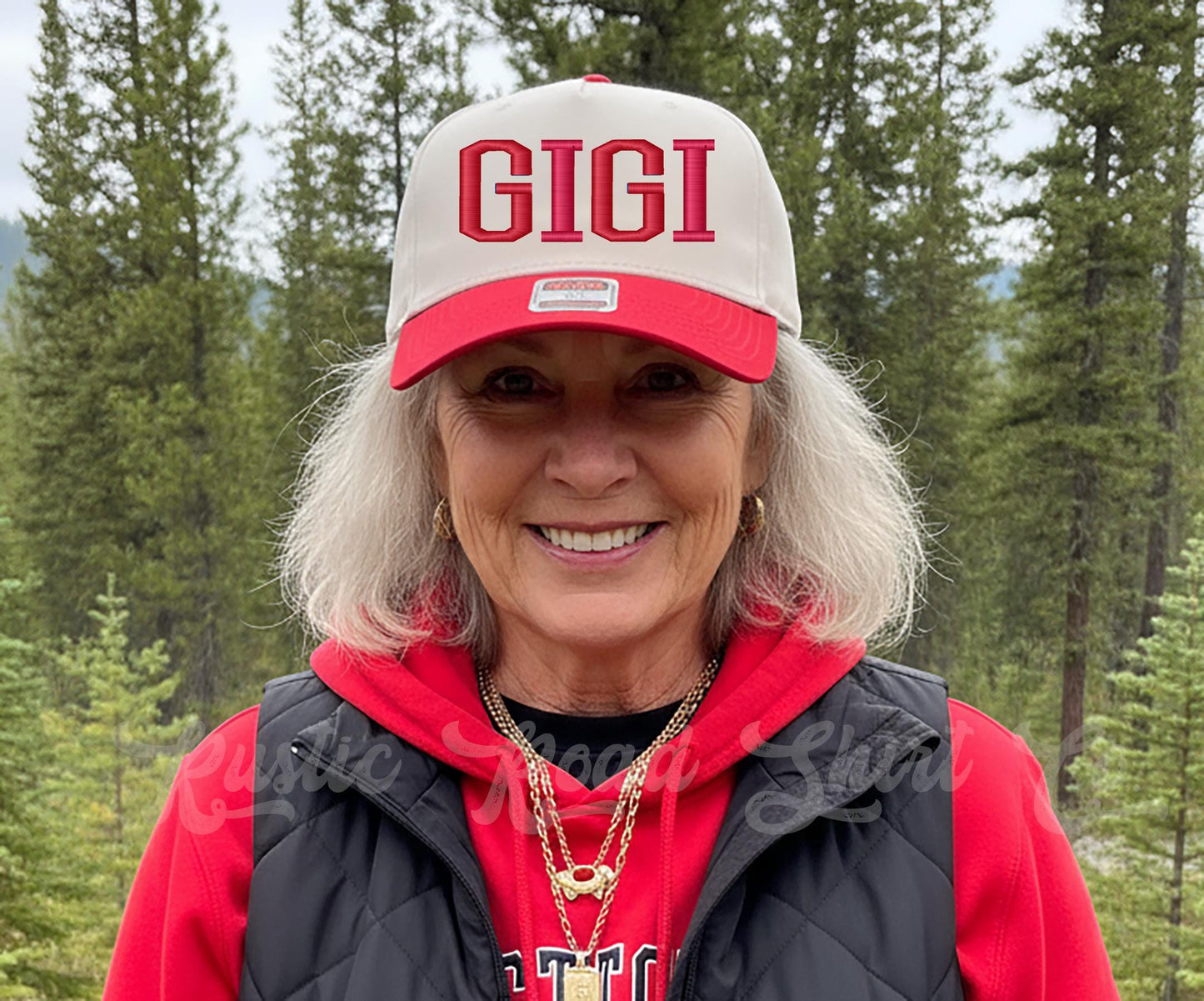 Granny Embroidered Hat, Granny Gift, Grandparents Gift, Puff Print Trucker Hat, Embroidered Team Hat, Custom Trucker Hat