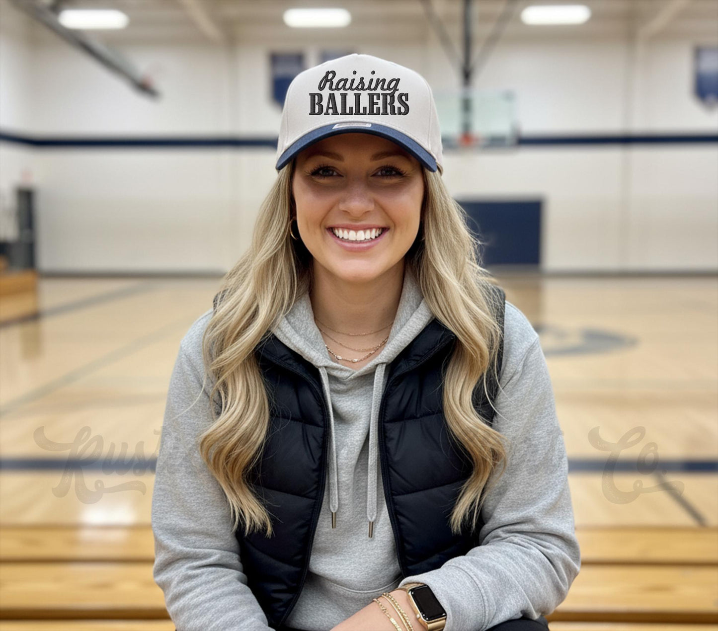 Raising Ballers Embroidered Trucker Hat, Basketball Hat, Baseball Mom Hat