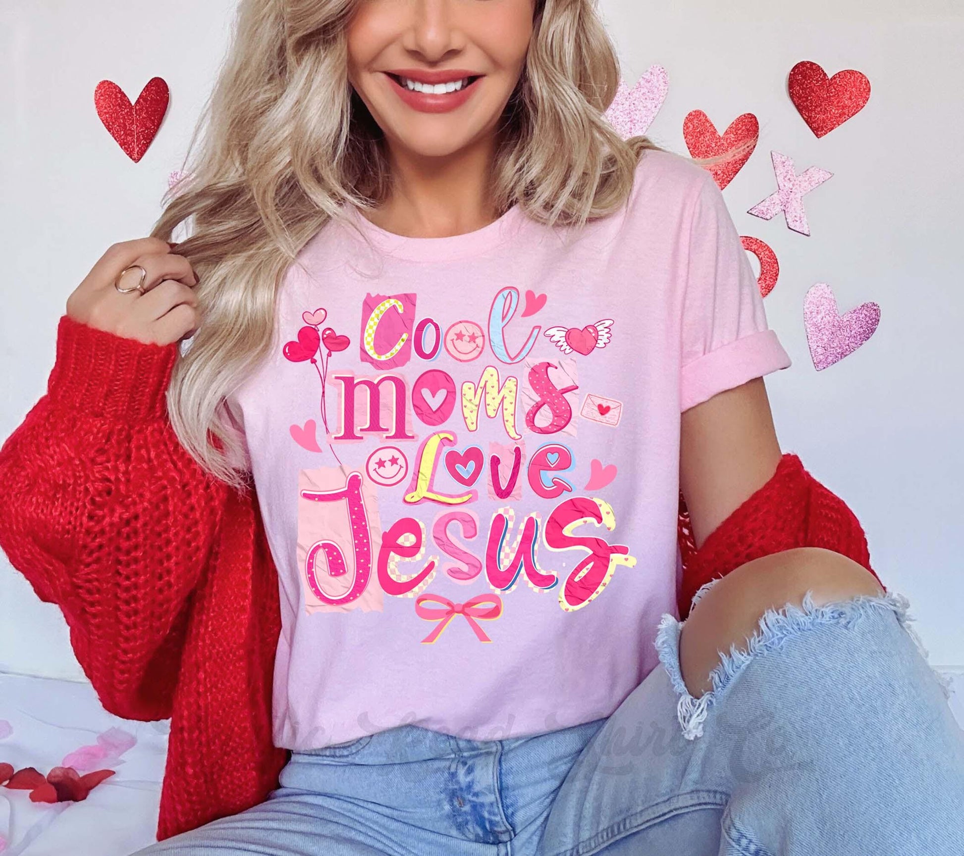 Mom Valentines Shirt, Jesus Valentine Shirt, Teacher Valentine Shirt, Girls Valentine Shirt
