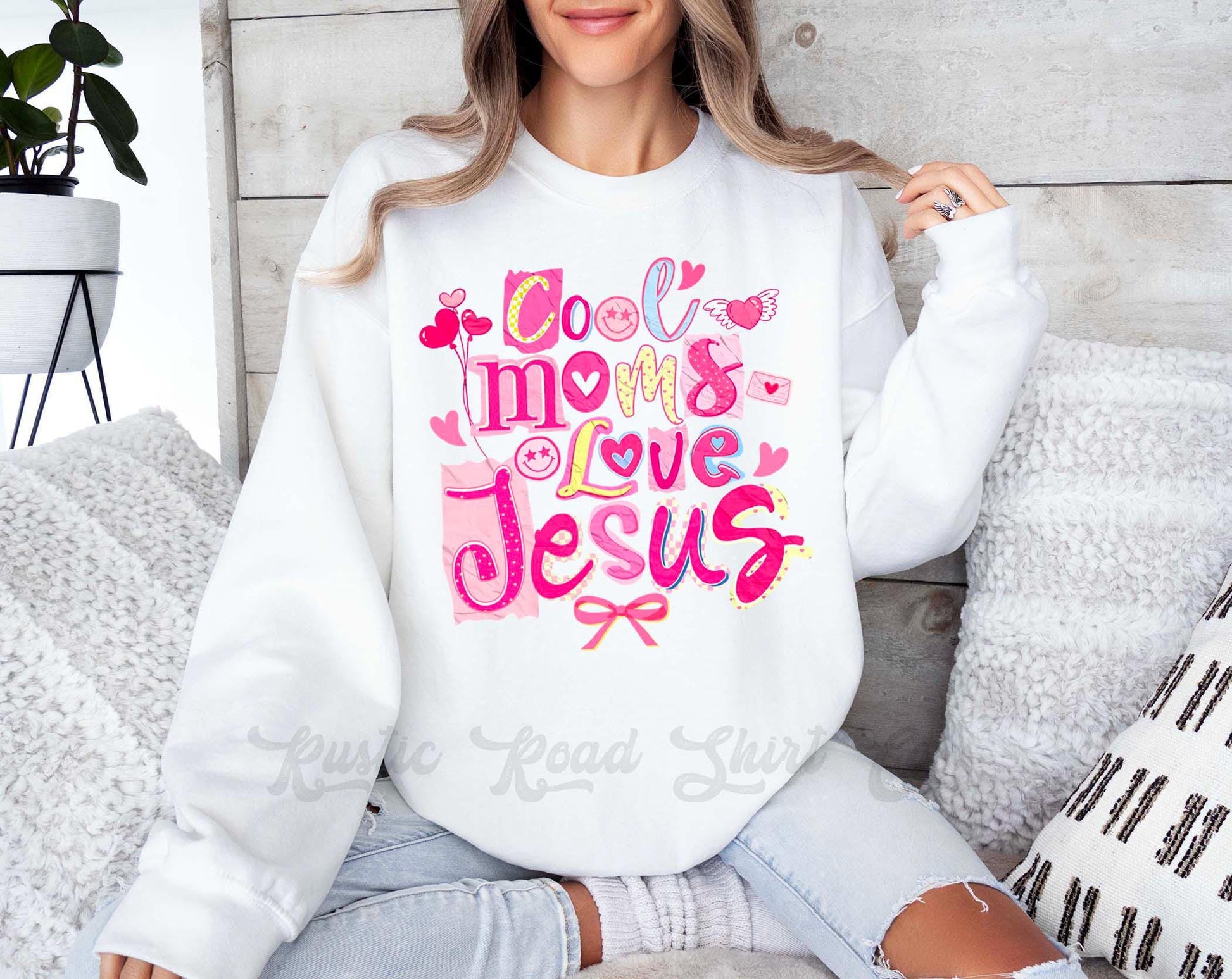 Mom Valentines Sweatshirt, Jesus Valentines Sweatshirt, Valentines Crewneck, Teacher Valentines Gift