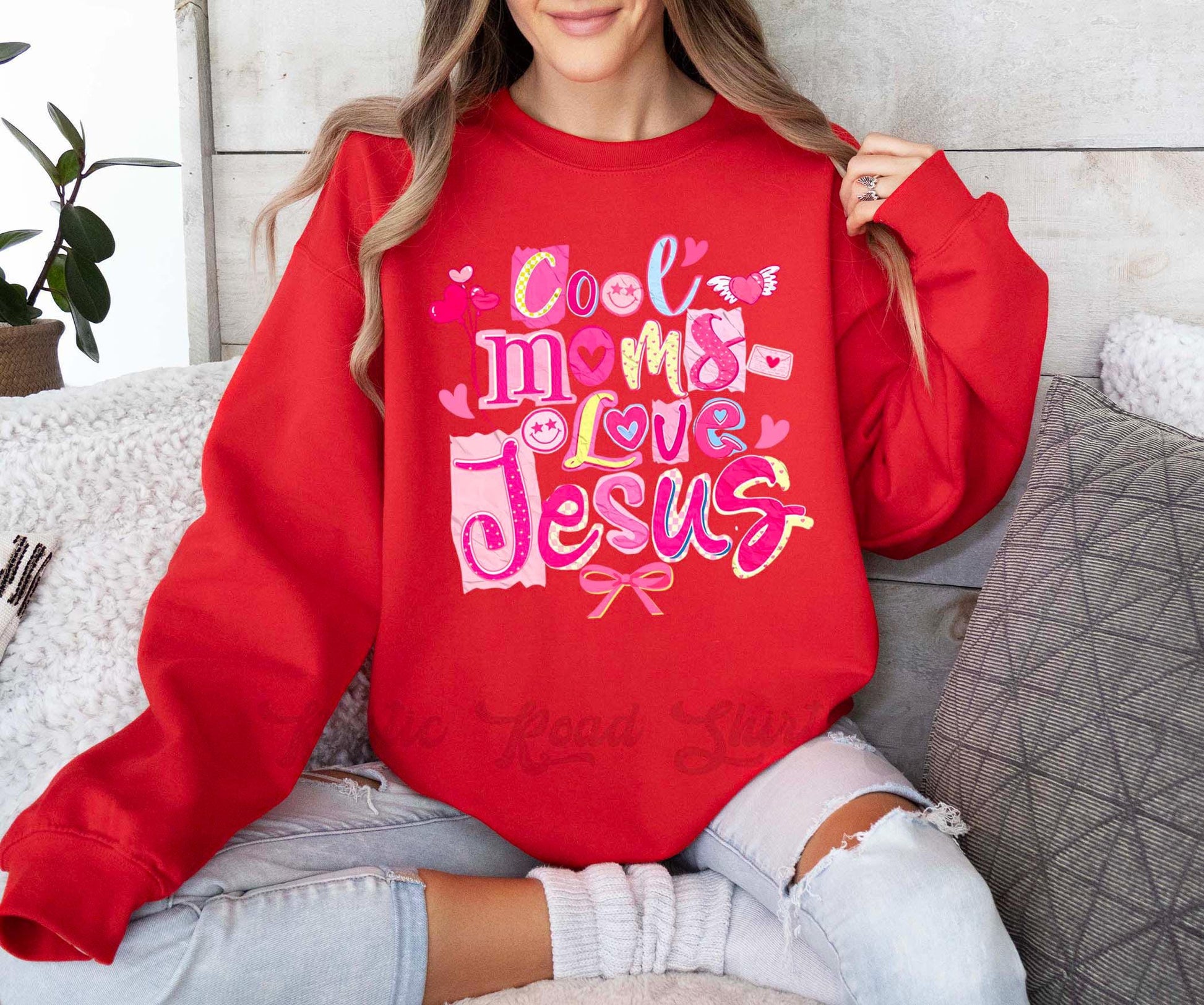 Mom Valentines Sweatshirt, Jesus Valentines Sweatshirt, Valentines Crewneck, Teacher Valentines Gift