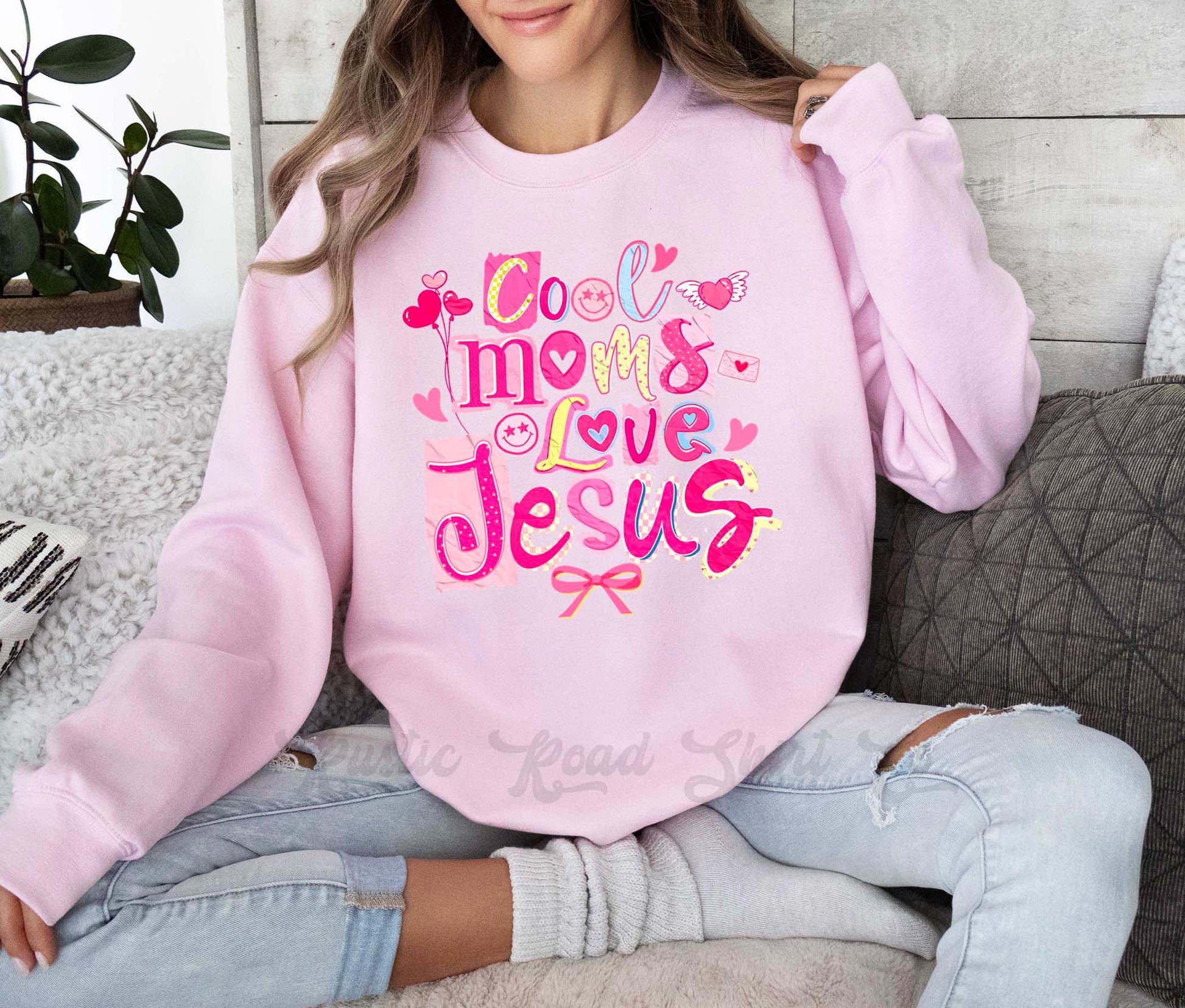 Mom Valentines Sweatshirt, Jesus Valentines Sweatshirt, Valentines Crewneck, Teacher Valentines Gift