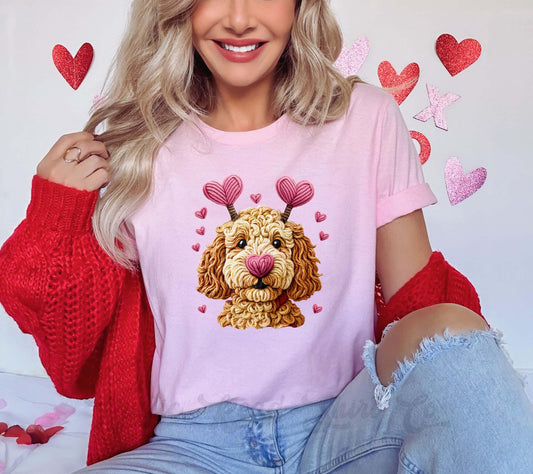 Goldendoodle Valentines Shirt, Dog Valentine Shirt, Teacher Valentine Shirt, Girls Valentine Shirt