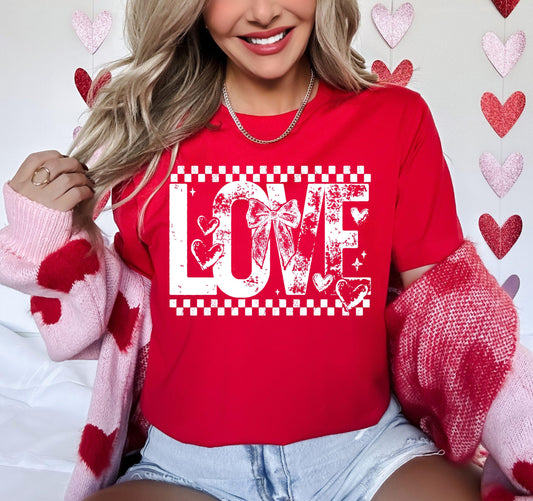 Love Valentines Shirt, Women's Valentine Shirt, Vintage Valentine Shirt, Girls Valentine Shirt