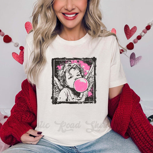 Vintage Valentines Shirt, Women's Valentine Shirt, Cupid Valentine Shirt, Girls Valentine Shirt