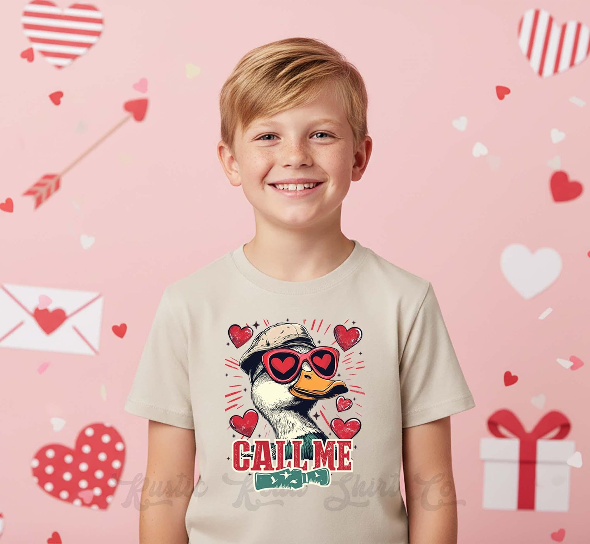 Boys Valentine's Day Shirt, Hunting Toddler Valentine Day Tee, First Valentine's Day Shirt