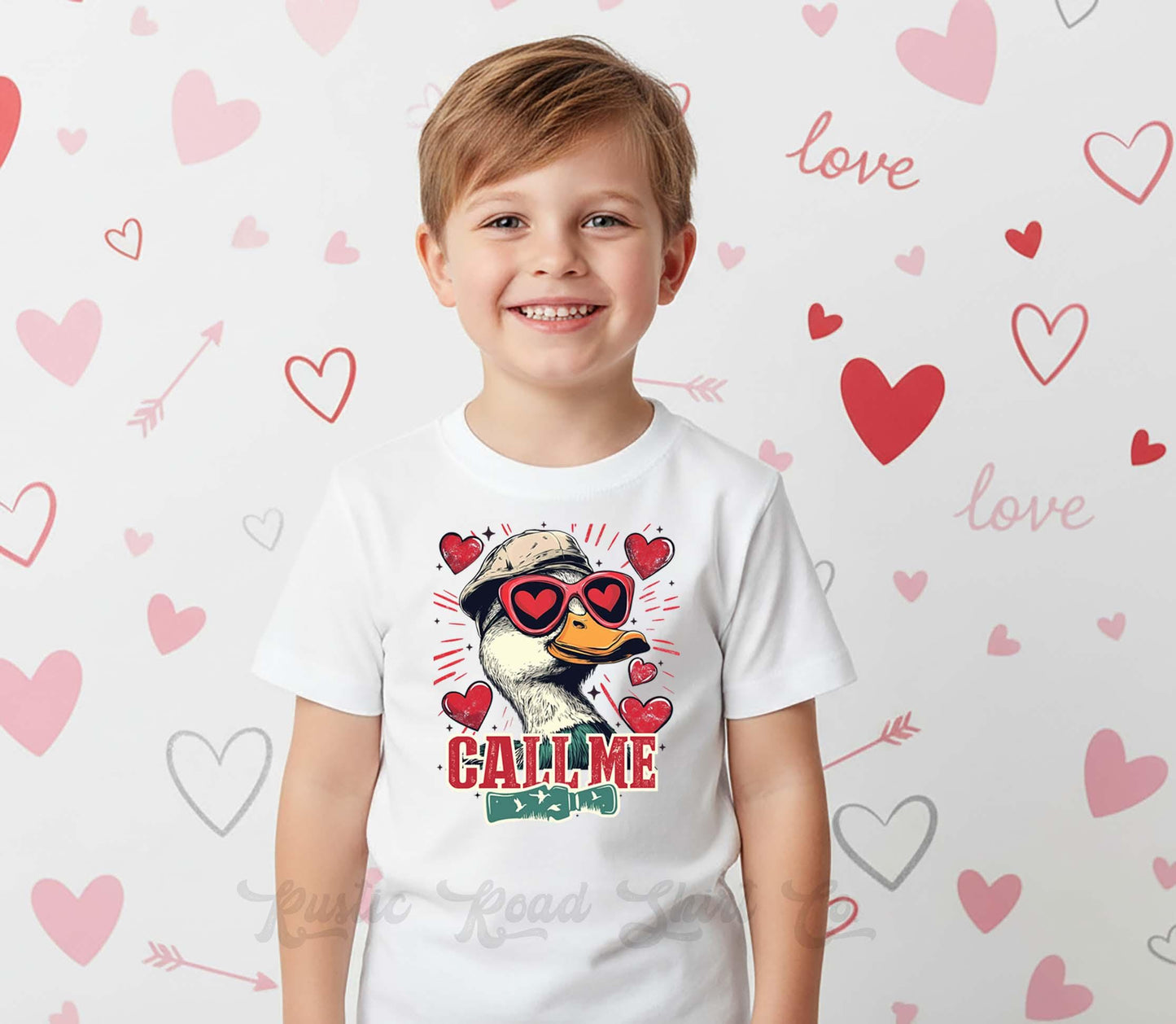 Boys Valentine's Day Shirt, Hunting Toddler Valentine Day Tee, First Valentine's Day Shirt