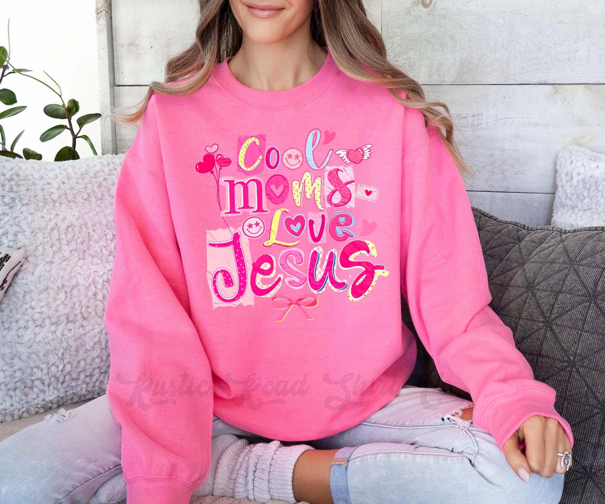Mom Valentines Sweatshirt, Jesus Valentines Sweatshirt, Valentines Crewneck, Teacher Valentines Gift