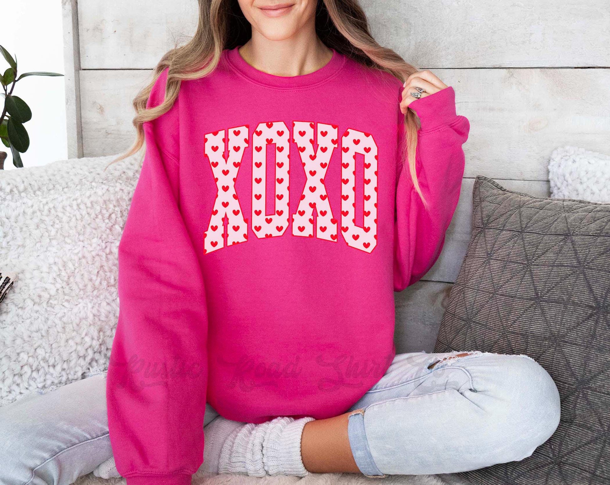 Xoxo Valentines Sweatshirt, Womens Valentines Sweatshirt, Valentines Crewneck, Teacher Valentines Gift