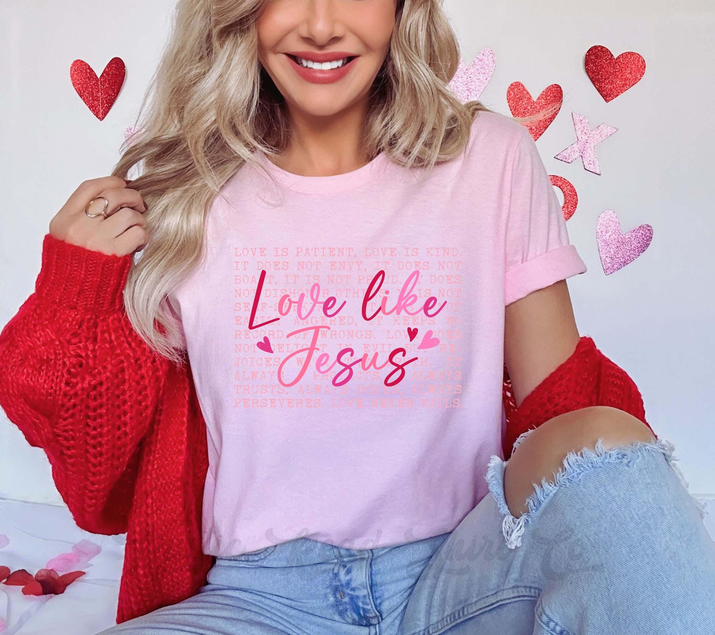 Love Like Jesus Valentines Shirt, Women's Valentine Shirt, Teacher Valentine Shirt, Girls Valentine Shirt