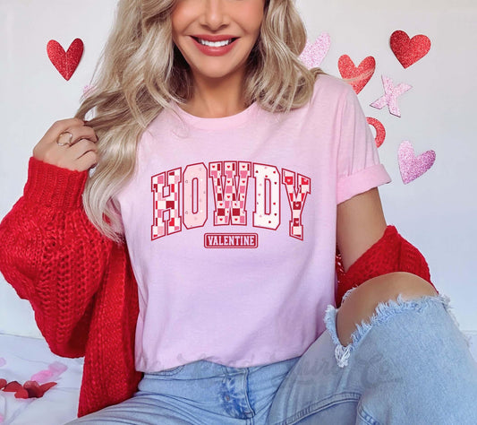 Howdy Valentine Shirt, Women's Valentine Shirt, Western Valentines Shirt, Girls Valentine Shirt