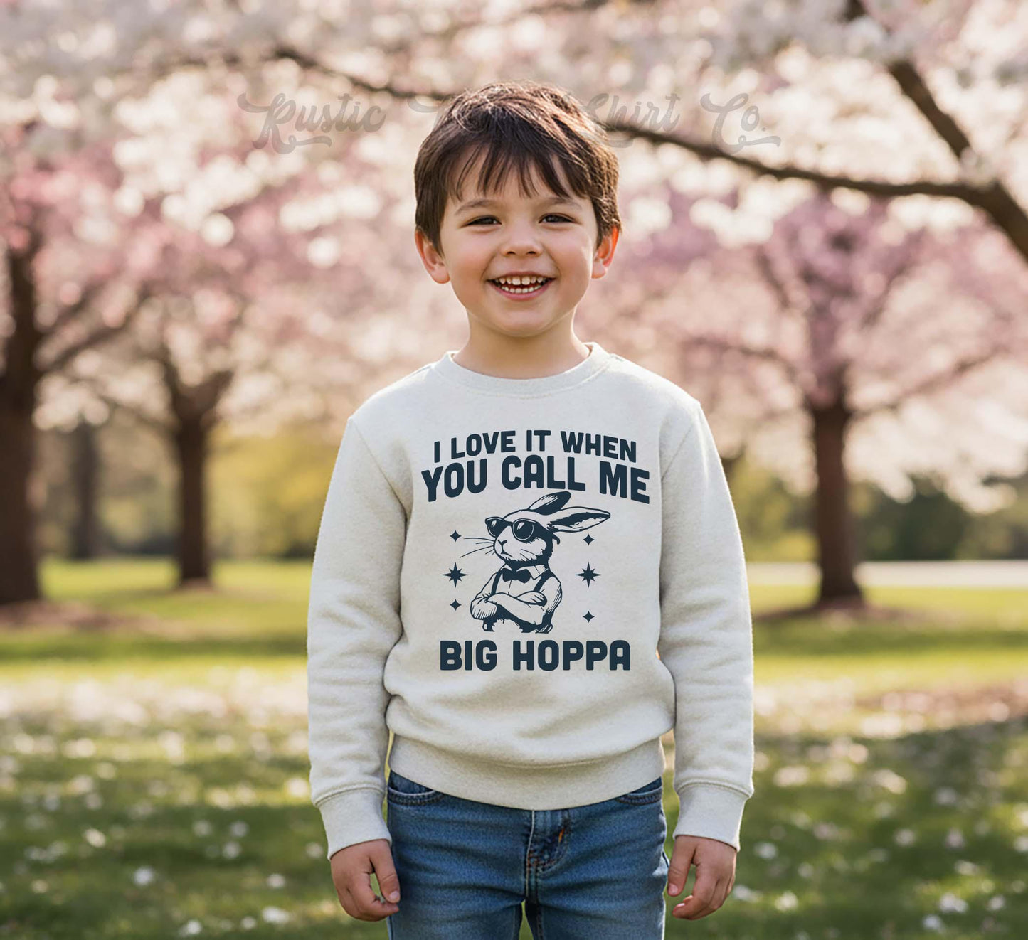 Boys Easter Sweatshirt, Hoppa Bunny Sweatshirt, Toddler Easter Outfit, Boy Easter Shirt, Easter Basket Gift
