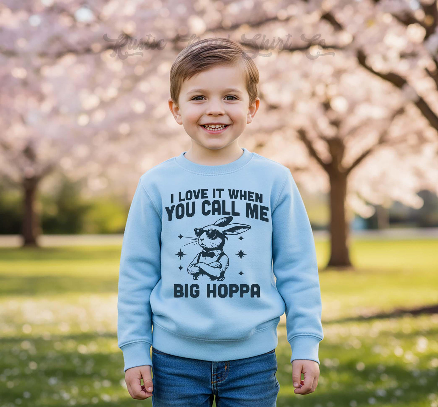 Boys Easter Sweatshirt, Hoppa Bunny Sweatshirt, Toddler Easter Outfit, Boy Easter Shirt, Easter Basket Gift