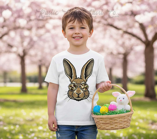 Boys Easter Shirt, Camo Bunny Easter Shirt, Toddler Easter Outfit, Easter Basket Gift