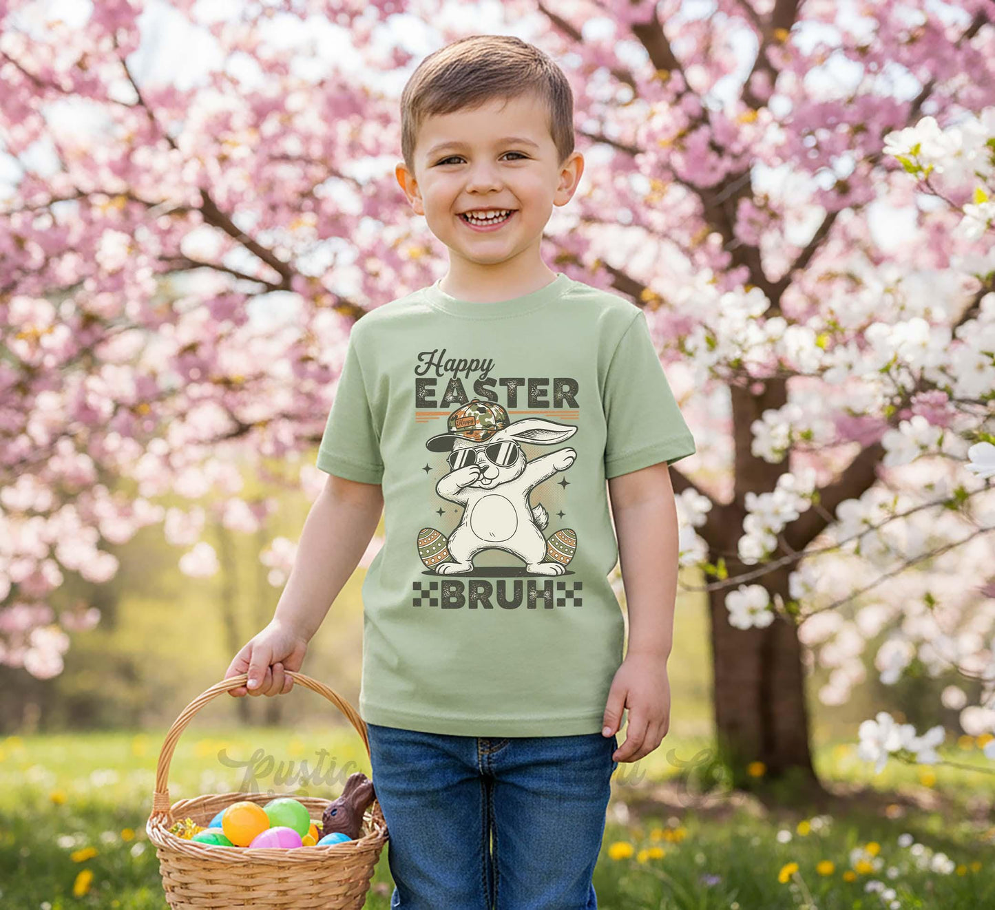 Bruh Easter Shirt, Boys Easter T-shirt, Toddler Easter Outfit, Easter Basket Gift