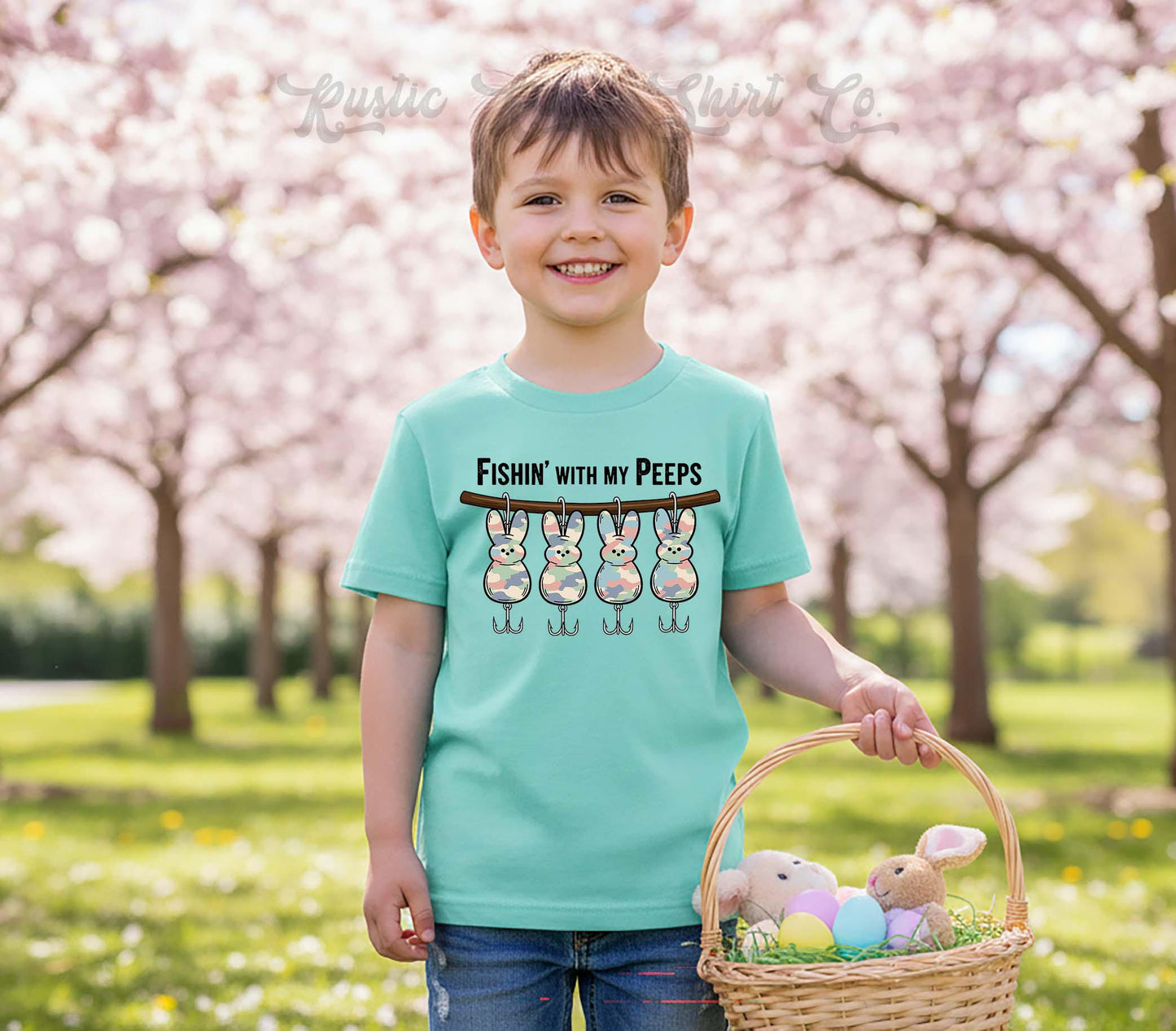 Boys Easter Shirt, Fishing Easter T-shirt, Toddler Easter Outfit, Easter Basket Gift