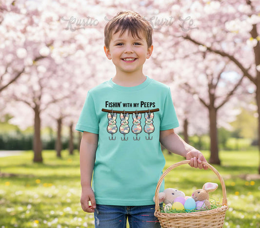 Boys Easter Shirt, Fishing Easter T-shirt, Toddler Easter Outfit, Easter Basket Gift