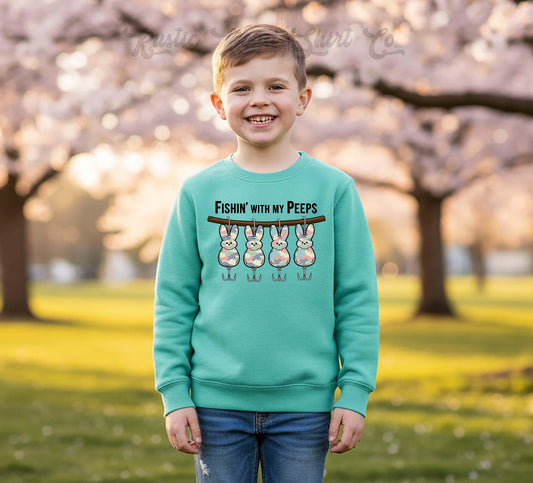 Boys Easter Sweatshirt, Fishing Easter Sweatshirt, Toddler Easter Outfit, Boy Easter Shirt, Easter Basket Gift