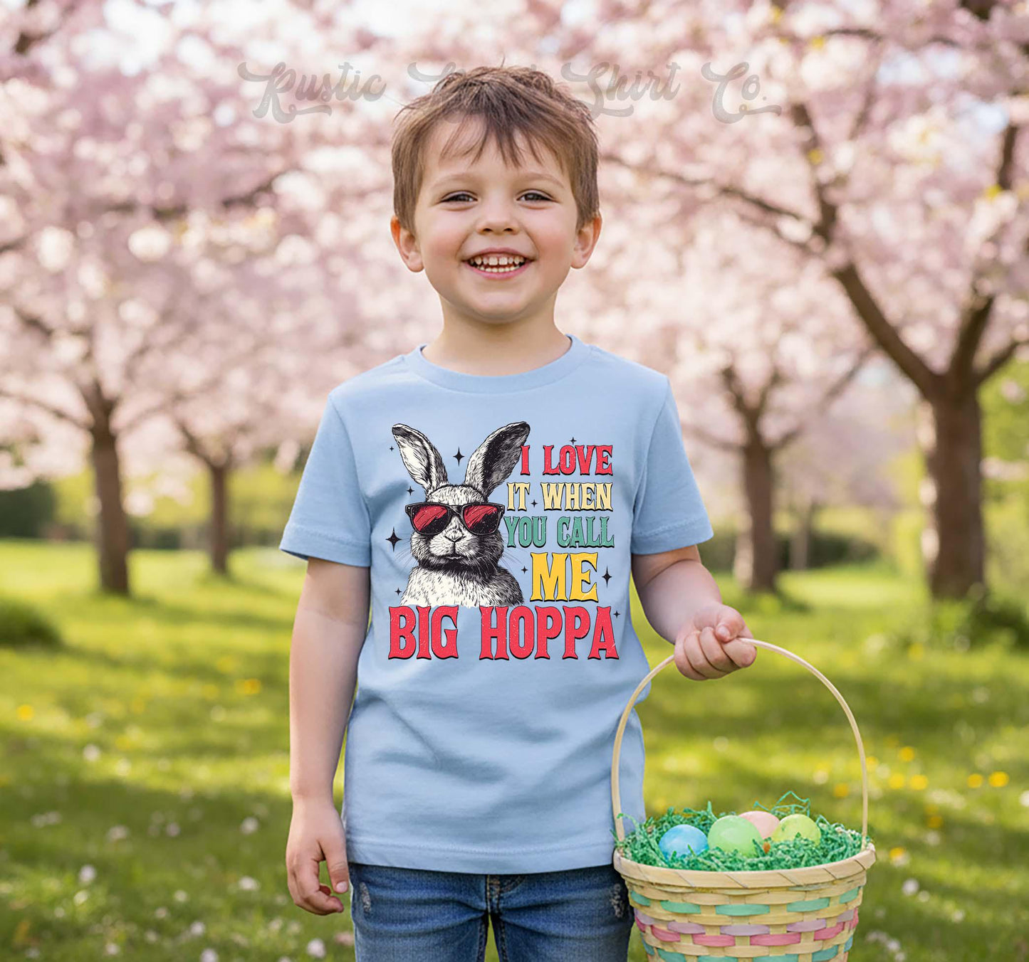 Boys Easter Shirt, Hoppa Easter T-shirt, Toddler Easter Outfit, Easter Basket Gift
